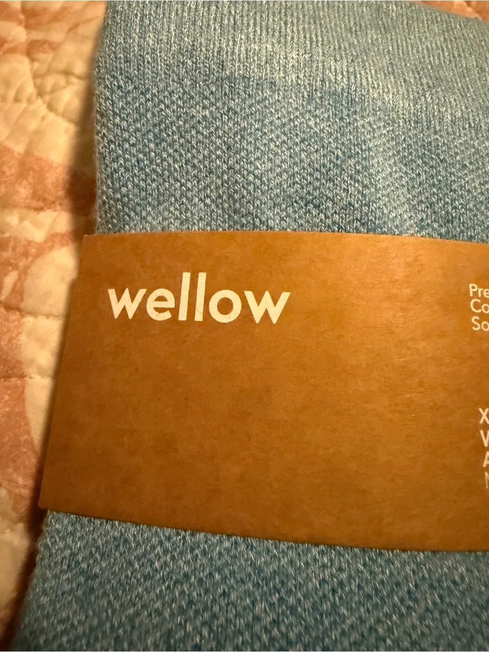 Wellow Azure Blue Wide Calf Knee High Aerolite+ Compression Socks - size XL